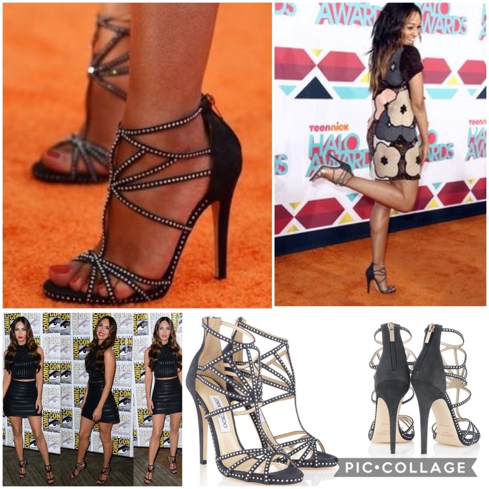 Jimmy Choo Swarovski 💎 Sandals “Smoke Vendetta”